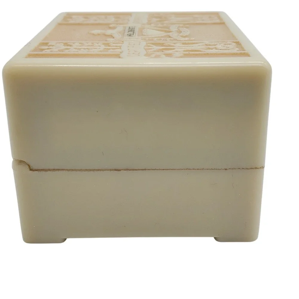 Helzberg Ring Box Cream Deco Certified Perfect Vintage Jewelry Gift Presentation